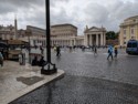 It's a rainy day in St Peter's Square